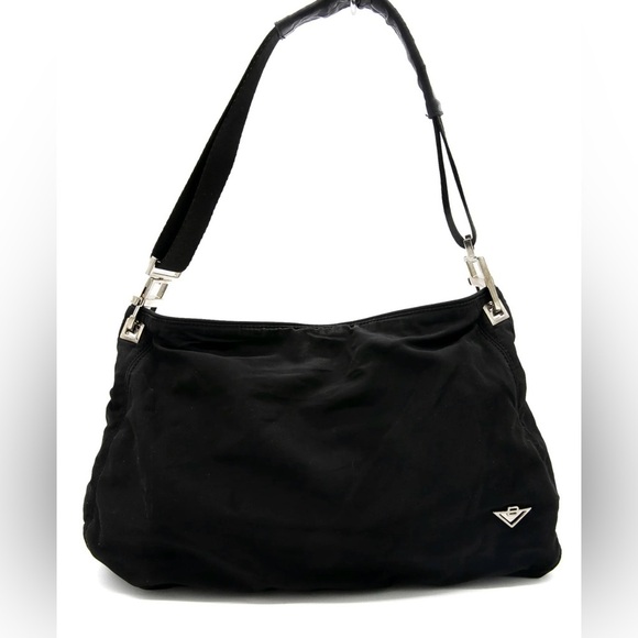 Bottega Venetia black & leopard print shoulder handbag - Picture 1 of 10